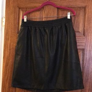 Universal Standard for J Crew Faux Leather Skirt, XL (NWT)